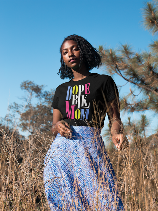 Dope Mom Black Tee